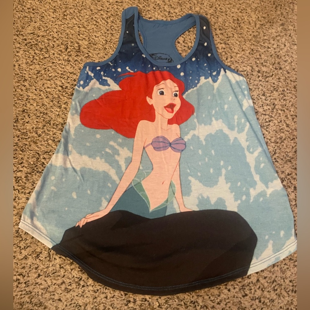 Little Mermaid Tank Vintage Style Ariel